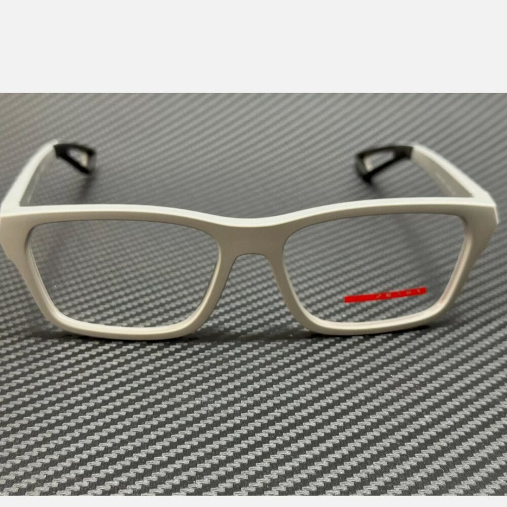 Prada Men's Grey Eyeglasses 56mm - Picture 2 of 6